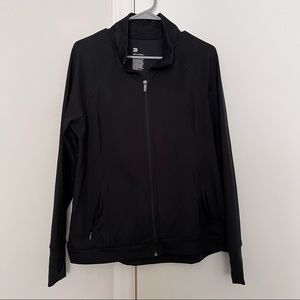 Plus size- Athleisure zip up jacket.